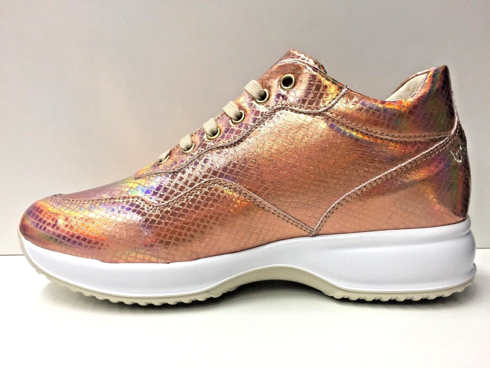 SCARPE SNEAKERS CASUAL DONNA BYBLOS ORIGINALE BYACTIVE 822006 PELLE P/E NEW