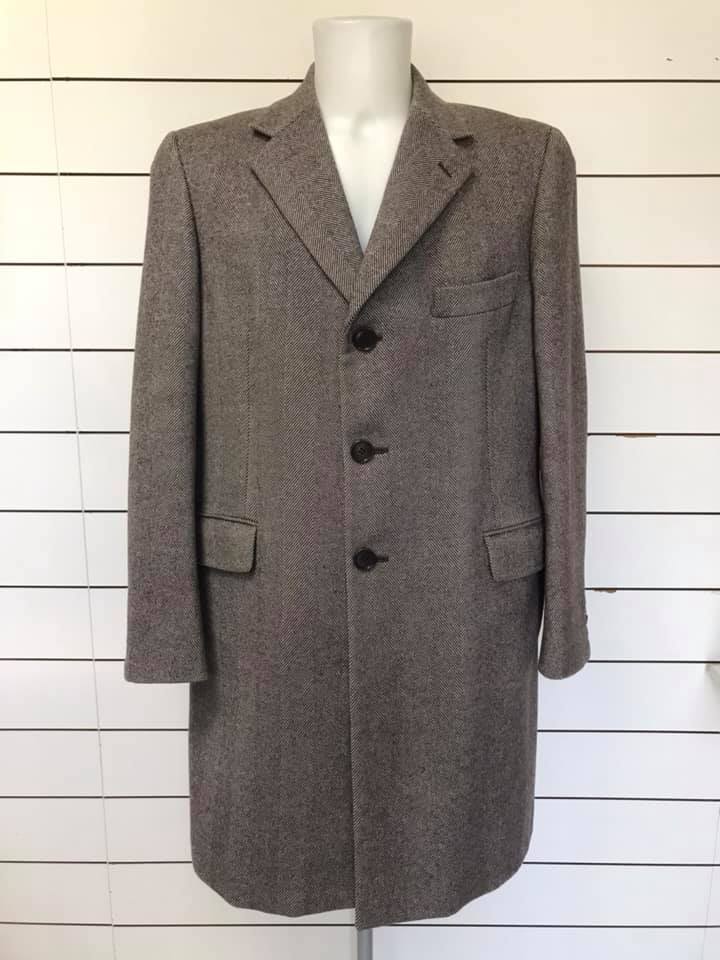 CAPPOTTO GIACCONE UOMO BURBERRY ORIGINALE 52 LANA CACHMERE JACKET WOOL MAN COAT