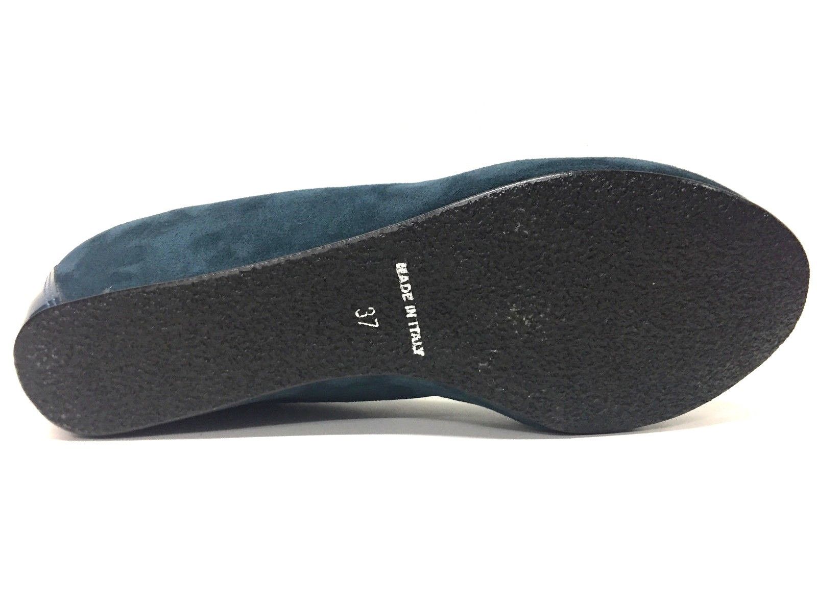 SCARPE BALLERINA DONNA PATRIZIA RIGOTTI ORIGINAL 2328 VERDE PELLE SHOES LEATHER