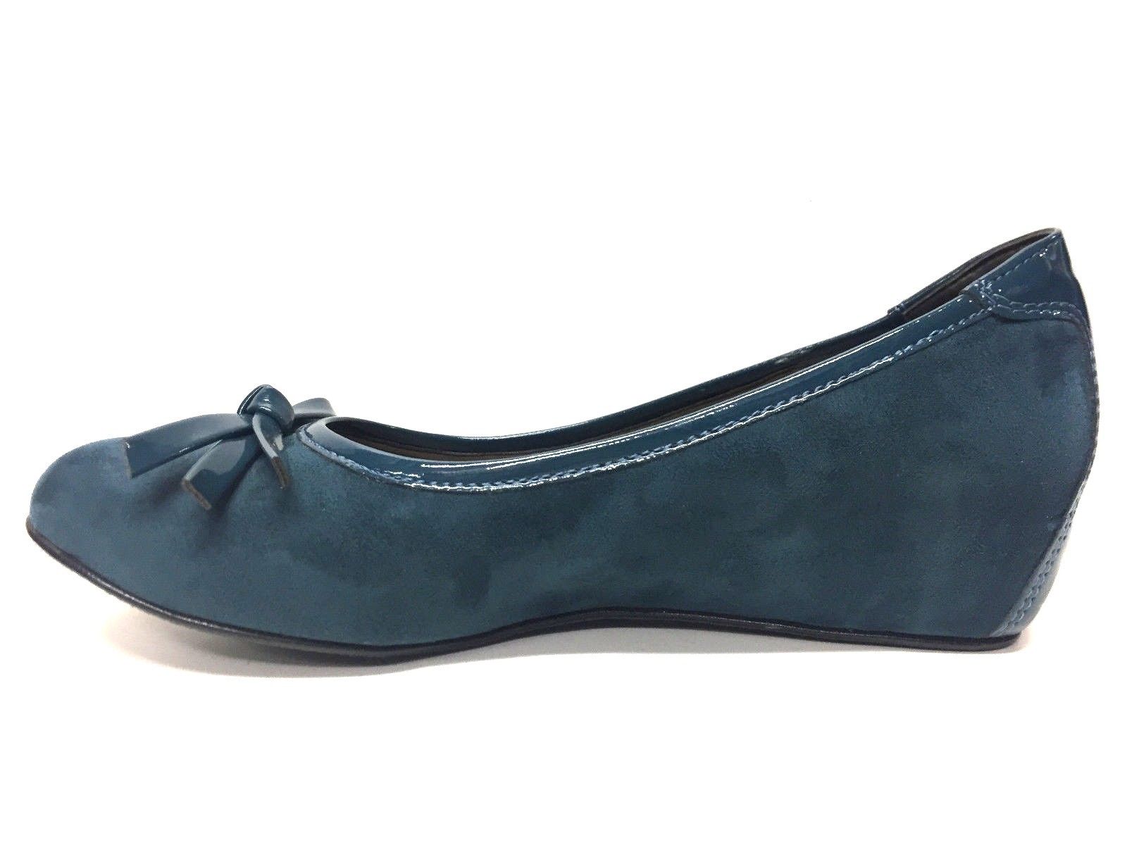 SCARPE BALLERINA DONNA PATRIZIA RIGOTTI ORIGINAL 2328 VERDE PELLE SHOES LEATHER