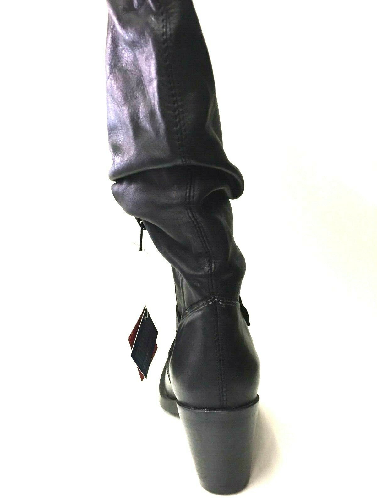 SCARPE STIVALI TRONCHETTO DONNA FREEMOOD ORIGINALE POMPEI 30820306 PELLE A/I NEW