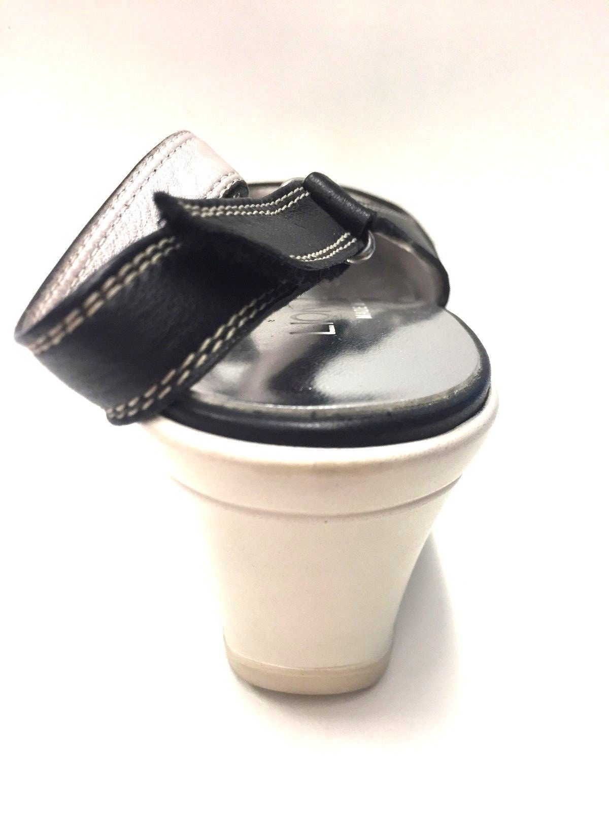 SCARPE SANDALI SANDALO DONNA LION LIONELLE ORIGINAL 8260 PELLE ZEPPA P/E NEW