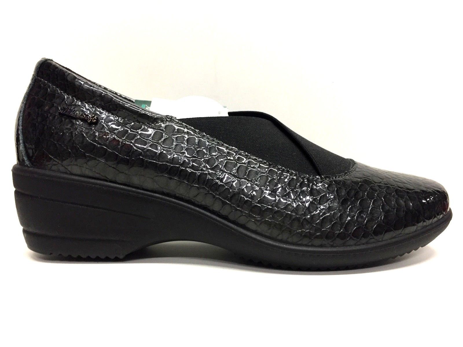 SCARPE DONNA ENVAL SOFT ORIGINALI  69381 GRIGIO PELLE SHOES LEATHER MEMORY FOAM