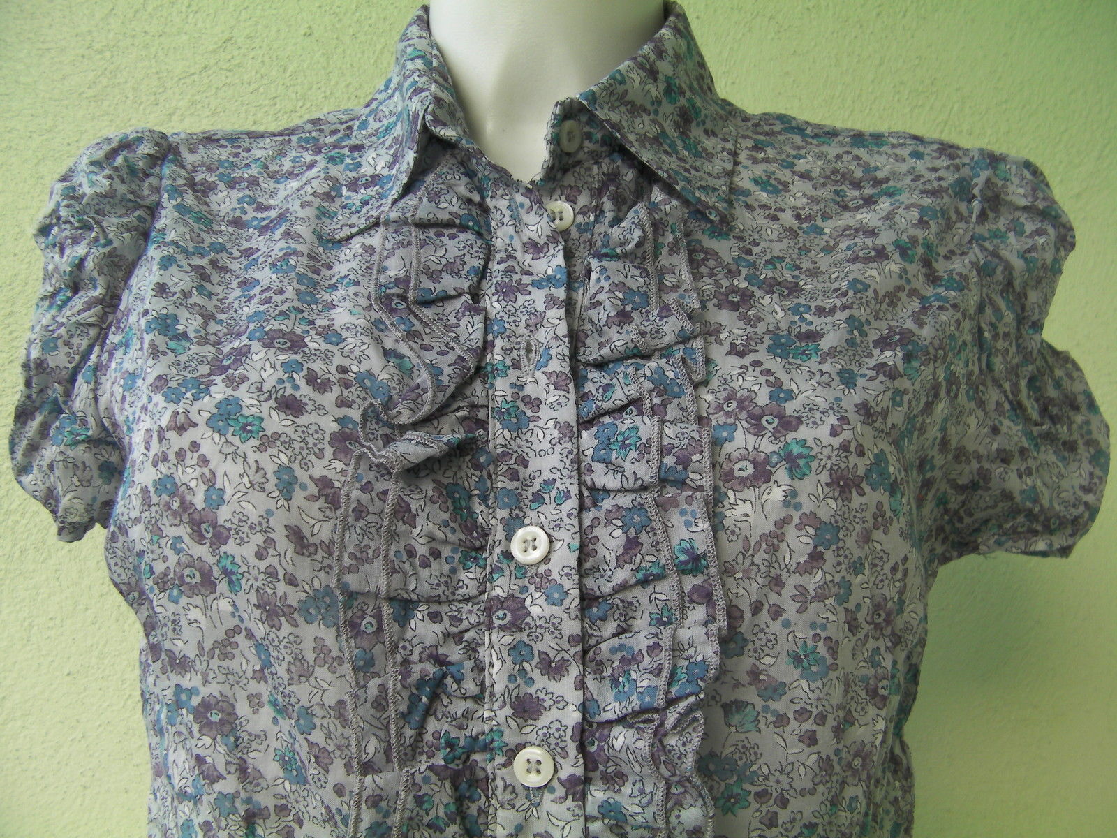 COMPLETO DONNA DORABELLA ORIGINALE 46 CAMICIA SHIRT PANTALONE PANTS FANTASIA NEW