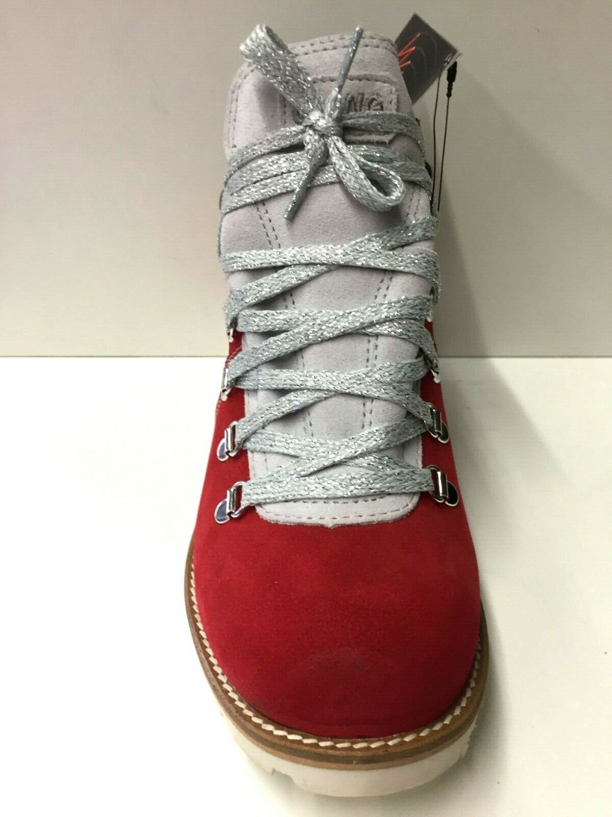 SCARPE SCARPONI UNISEX OLANG MERANO WINTHERM BTX 815 ROSSO PELLE ORIGINALE AI