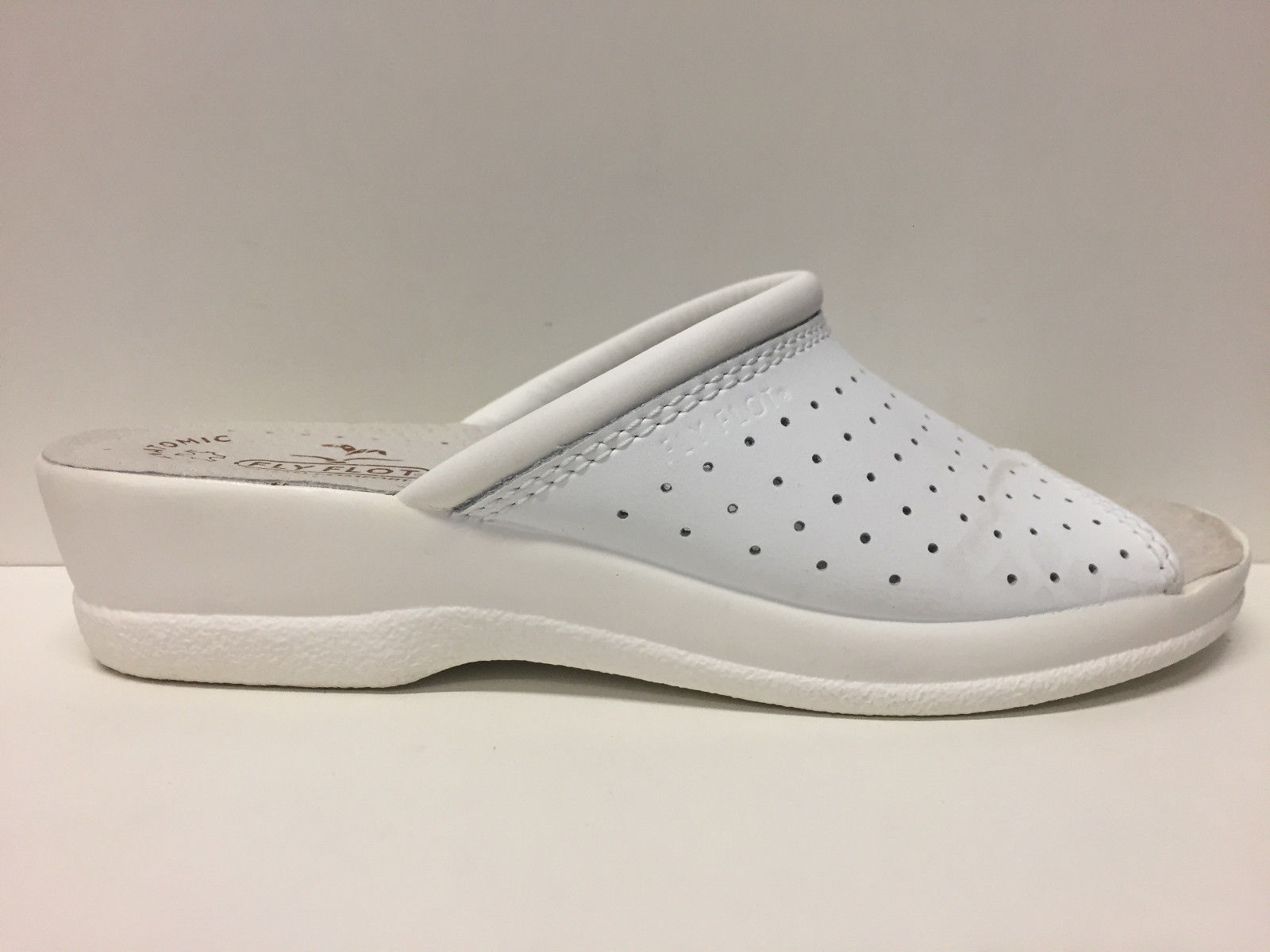 SCARPE CIABATTE DONNA FLYFLOT ORIGINALI 24314 PELLE SHOES SLIPPERS PANTOFOLE NEW