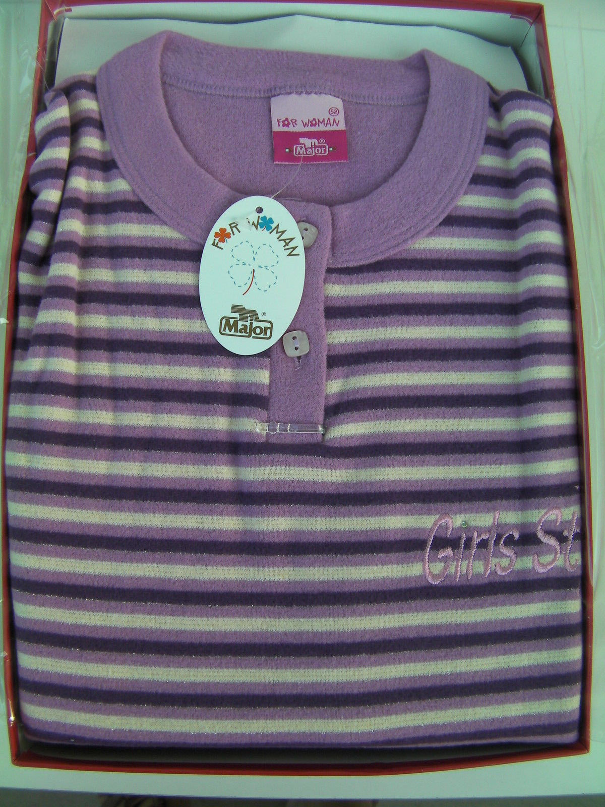 PIGIAMA DONNA MISS MAJOR ORIGINALE MUSA 52 ORCHIDEA PAJAMAS WOMAN CALDO NUOVO