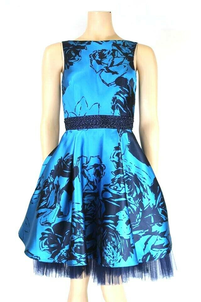 ABITO VESTITO CERIMONIA DONNA SOLO GIOIE ORIGINALE 5R8250 S9530 PE 2019 NUOVO