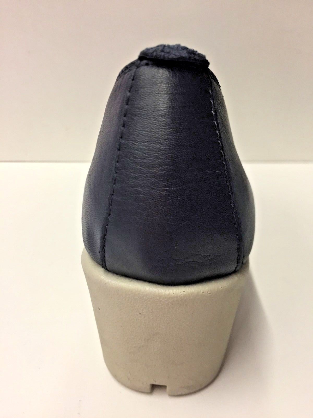 SCARPE MOCASSINO CASUAL DONNA CINZIA SOFT ORIGINALE PELLE BLU P/E 2018 NEW