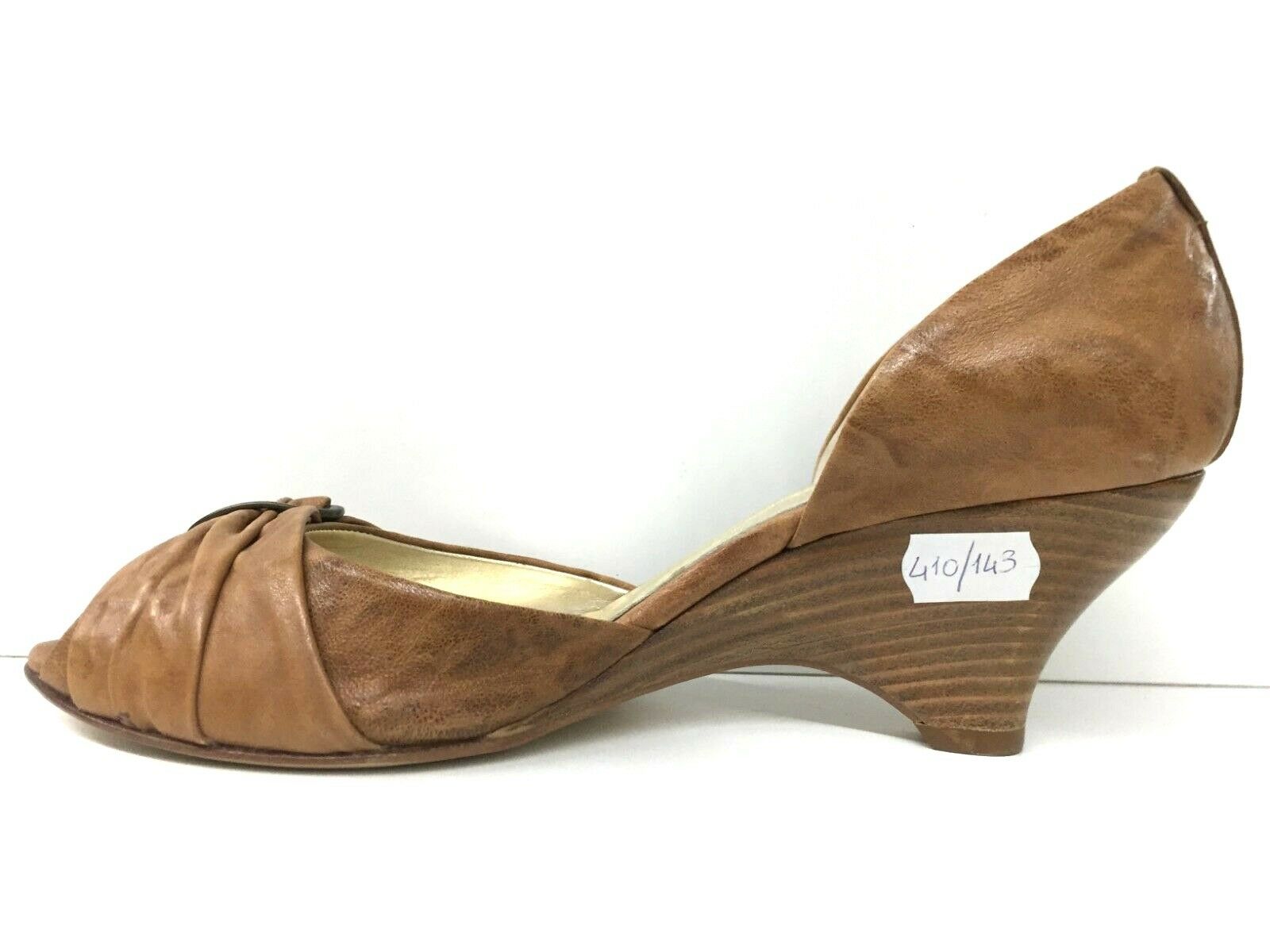 SCARPE SANDALO DONNA NERO GIARDINI ORIGINALE 410 PELLE ZEPPA A/I NEW