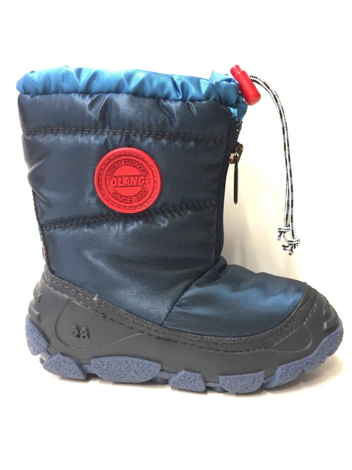 SCARPE STIVALI STIVALE DOPOSCI BAMBINO BIMBO OLANG EOLO BLU 82 AI NUOVO