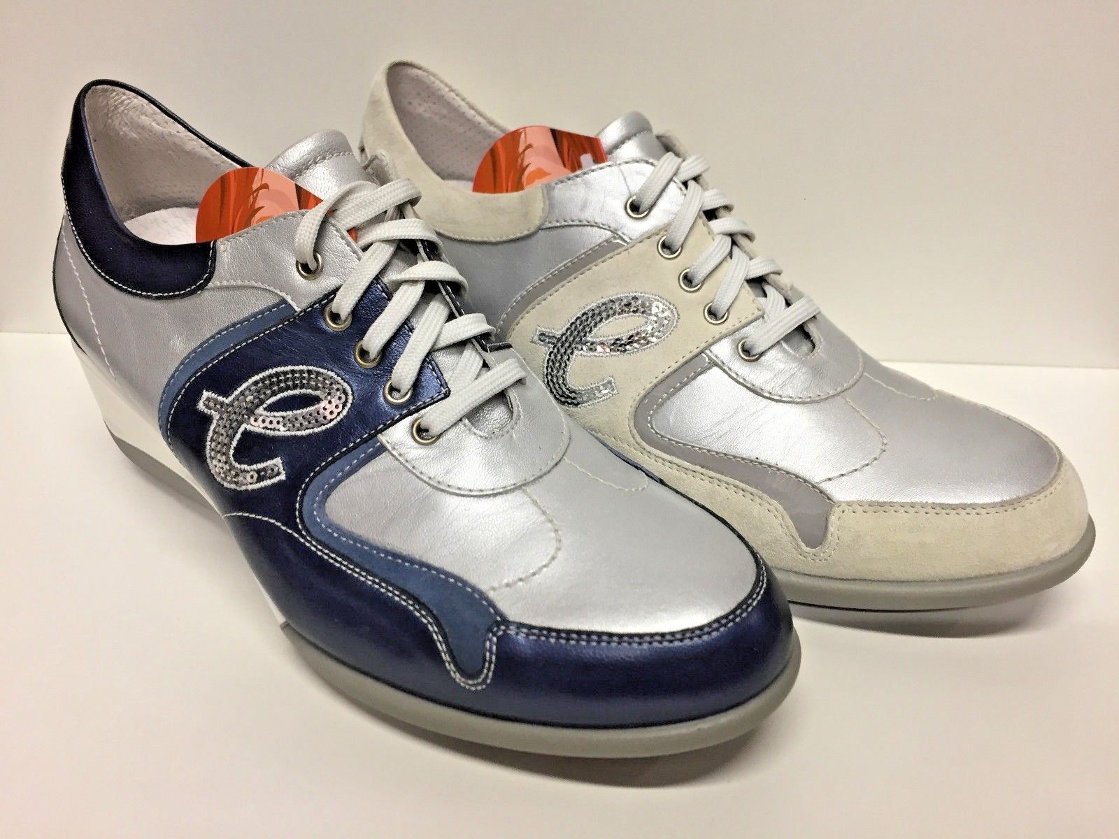 SCARPE CASUAL DONNA LION ORIGINALI LIONELLE 9451 PELLE VITELLO SHOES LEATHER 