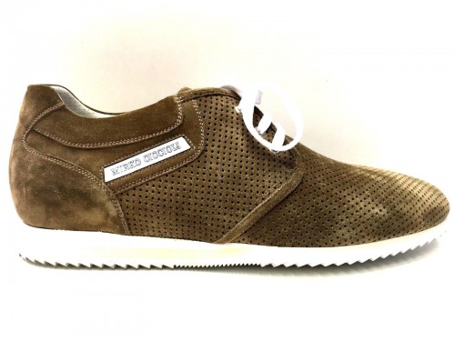 SCARPE MOCASSINI MOCASSINO CASUAL UOMO MIRKO CICCIOLI 4971 MARRONE PELLE PE