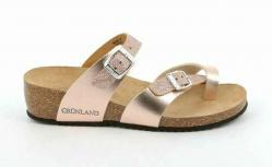 SCARPE SANDALI DONNA GRUNLAND MEMI CB2478 70 PELLE CIPRIA OR