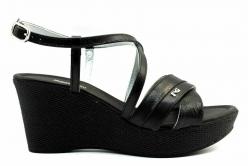 SCARPE SANDALO SANDALI DONNA NERO GIARDINI ORIGINAL P908112D