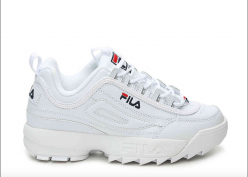 SCARPE SNEAKERS UOMO FILA DISRUPTOR II FW01655111 ECO PELLE 