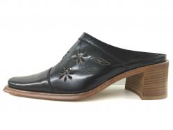 SCARPE SANDALO SABOT DONNA NERO GIARDINI ORIGINALE 00876 PEL