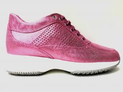 SCARPE SNEAKERS DONNA HOGAN HXW00N00E307HV M405 ROSA PELLE O