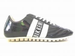 SCARPE SNEAKERS UOMO BIKKEMBERGS BKE101053 SOCCER PELLE BLU 