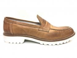 SCARPE MOCASSINO CASUAL DONNA BRU GER BRUGER 014 PELLE ORIGI