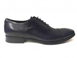 SCARPE ELEGANTI CLASSICHE UOMO CALPIERRE B1671 PELLE BLU ORI