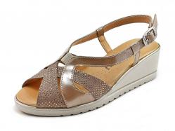 SCARPE SANDALO SANDALI DONNA CINZIA SOFT IO93690VS PELLE BEI