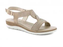 SCARPE SANDALO SANDALI DONNA INBLU BV000033 BV33 BEIGE ORIGI