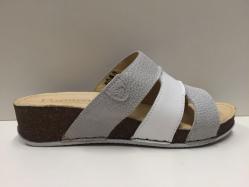 SCARPE CIABATTE SANDALO DONNA PAPAYA ORIGINALE 349153 PELLE 