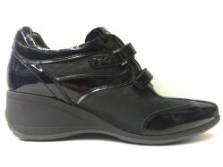 SCARPE SNEAKERS CASUAL DONNA NERO GIARDINI ORIGINALE A900112
