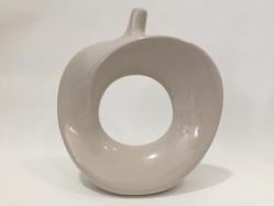 MELA CERAMICA DECORAZIONE CASA ORIGINAL GRIGIO CERAMIC APPLE