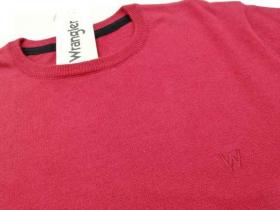 MAGLIA MAGLIONE MAGLIE UOMO WRANGLER W85672 P47 RED COT