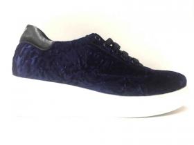 SCARPE SNEAKERS DONNA MELLUSO TECHNO 210 PELLE BLU ZEPP