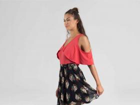 MAGLIA TOP BODY DONNA GUESS W73P72K6190 COTONE B544 ORI