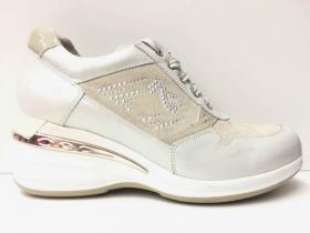 SCARPE SNEAKERS DONNA NERO GIARDINI P410151D 701 PELLE 