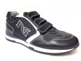 SCARPE SNEAKERS CASUAL UOMO NERO GIARDINI P008027 PELLE