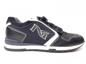 SCARPE SNEAKERS CASUAL UOMO NERO GIARDINI P008027 PELLE