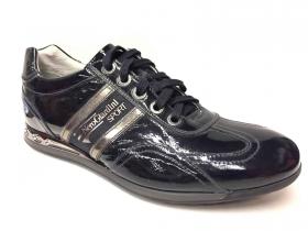 SCARPE SNEAKERS CASUAL UOMO NERO GIARDINI A201560U PELL