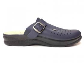 SCARPE CIABATTE PANTOFOLA UOMO FLY FLOT 82 009 BE PELLE