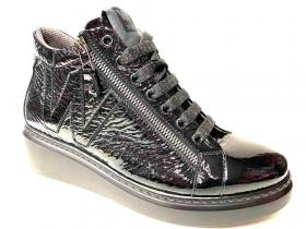 SCARPE SNEAKERS DONNA WALK TECHNO MELLUSO CAM103 PELLE NERO ORIGINALE AI NEW