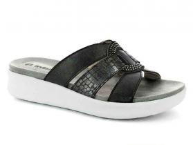 SCARPE SANDALO CIABATTE DONNA INBLU DV000016 DV16 NERO 