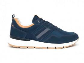 SCARPE SNEAKERS UOMO NERO GIARDINI E302821U PELLE 207 B