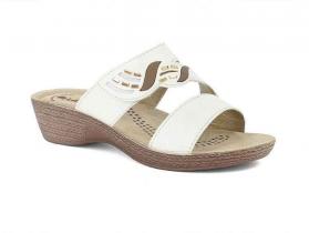 SCARPE CIABATTE SANDALI DONNA INBLU GL000035 GL35 BIANC