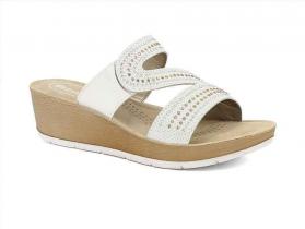 SCARPE CIABATTE SANDALI DONNA INBLU RN000015 RN15 BIANC