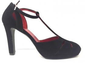 SCARPE DECOLTE\' SANDALO TACCO DONNA GREIGE ORIGINALE M1