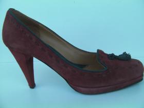 SCARPE DONNA MOA ORIGINALE 37 RUGGINE PELLE DECOLLETE S