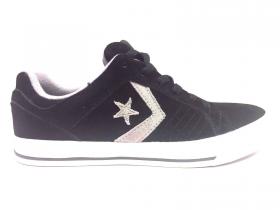 SCARPE SNEAKERS UOMO CONVERSE GATES OX 125369C NERO PEL
