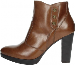 SCARPE TRONCHETTO DONNA NERO GIARDINI A908711D PELLE 300 MOR