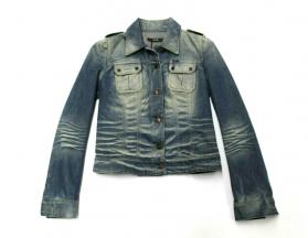 GIUBBINO GIUBBOTTO JEANS DONNA GAS 70593.03 BLU ORIGINA