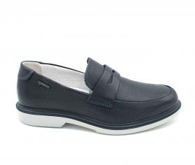 SCARPE MOCASSINO UOMO IGIECO IGI E CO 1601011 PELLE BLU