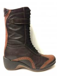 SCARPE STIVALI STIVALETTO DONNA LUMBERJACK 15412 MARRONE PEL